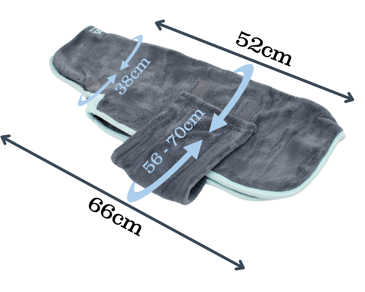 Henry Wag Dog Drying Coat dimensions and fit.