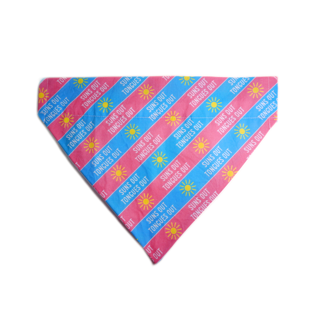 Dog Bandana - Suns out Tongues out
