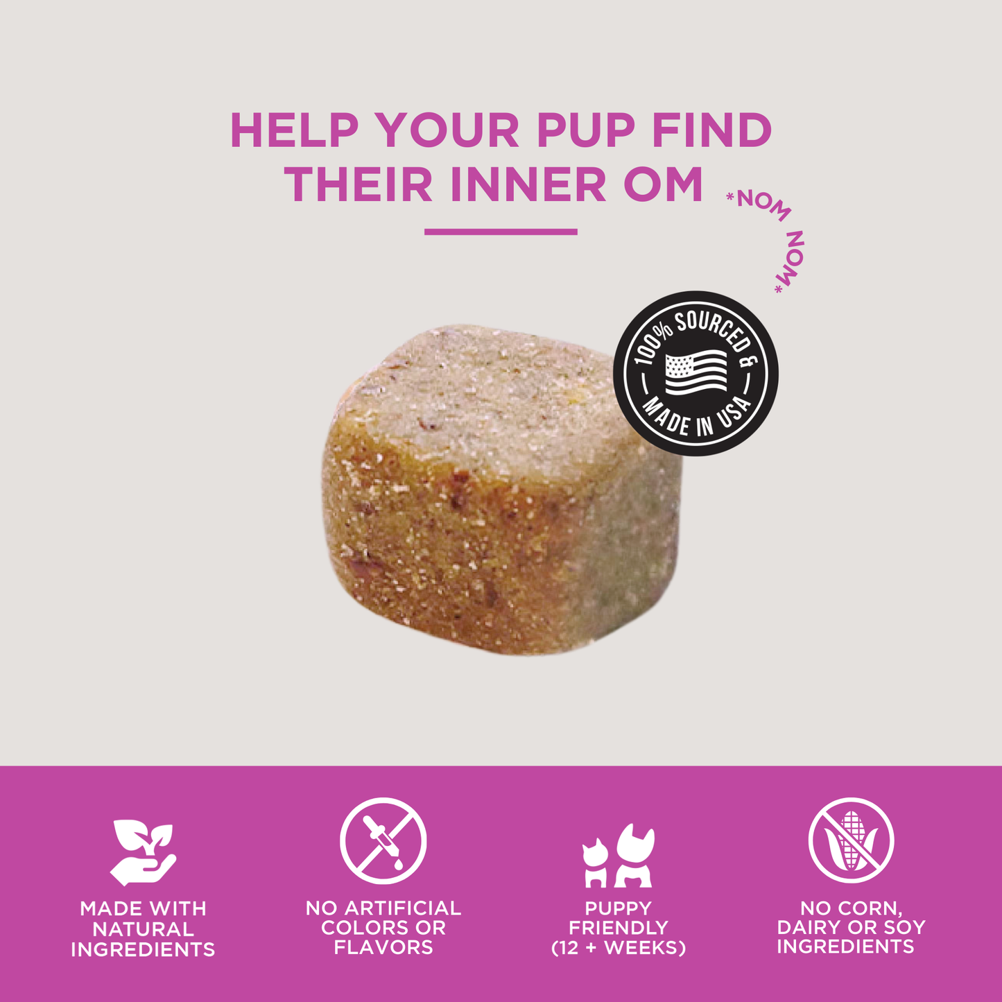 Natural Rapport melatonin calming soft chew for dogs promoting relaxation and anxiety relief