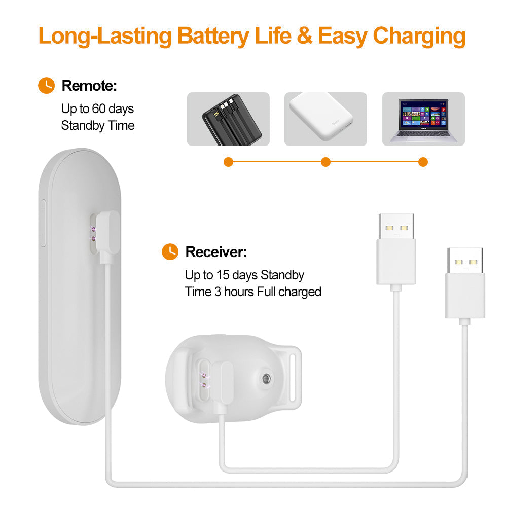 T200 Remote Training Collar rechargeable waterproof anti bark collar with long battery life and USB charging cables
