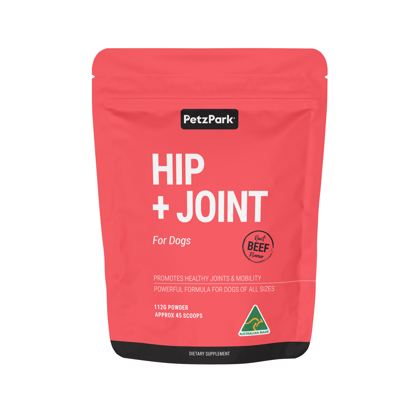 PetzPark Hip and Joint supplement powder for dogs supporting healthy joints and mobility