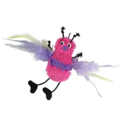 KONG Active Feather Teaser Catnip Cat Toy with bright feathers and crinkle sound.