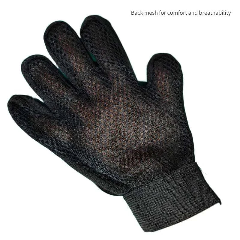 Pet Grooming Deshedding Glove for Cats and Dogs