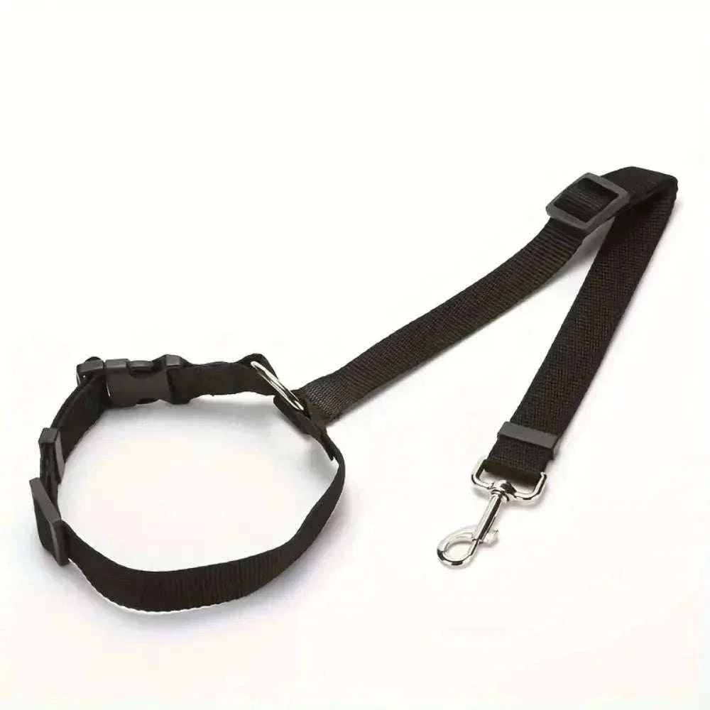 Adjustable single dog seat belt car headrest restraint safety leash for pet travel