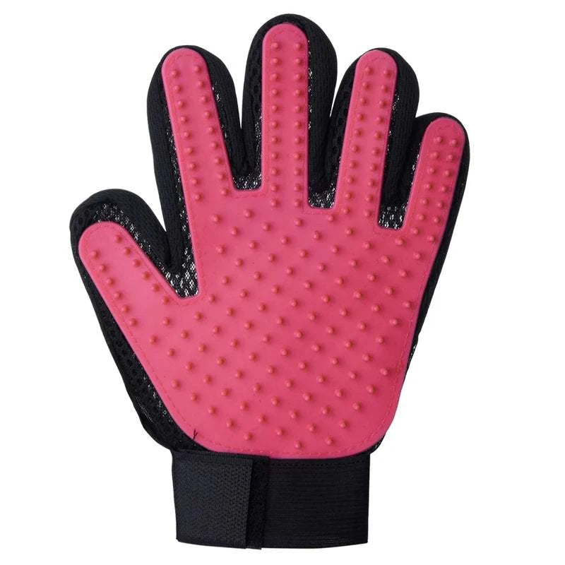 Pet Grooming Deshedding Glove for Cats and Dogs