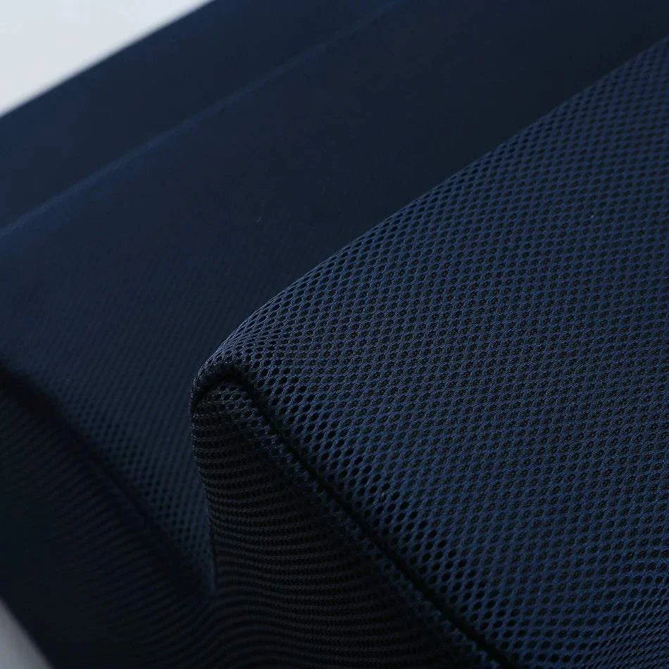 Close-up of black anti-slip washable pet stairs cover for dogs and cats