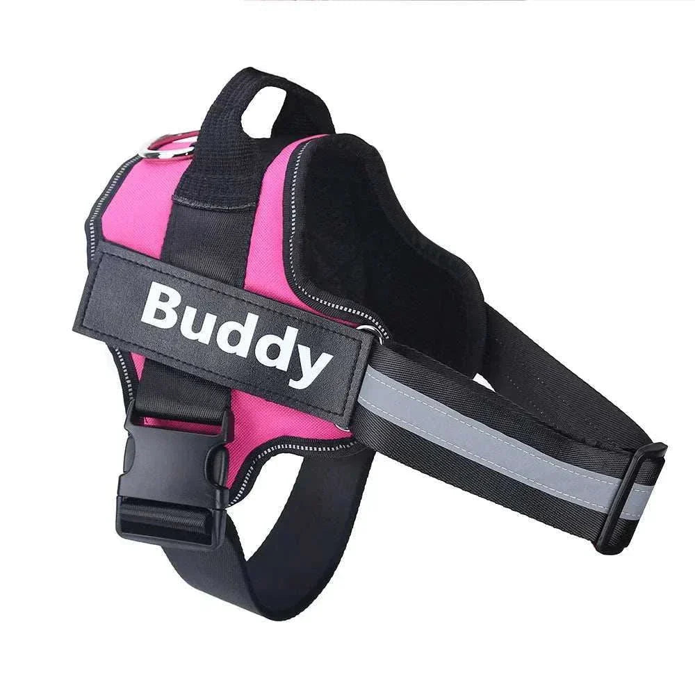 Personalised No Pull Reflective Dog Harness