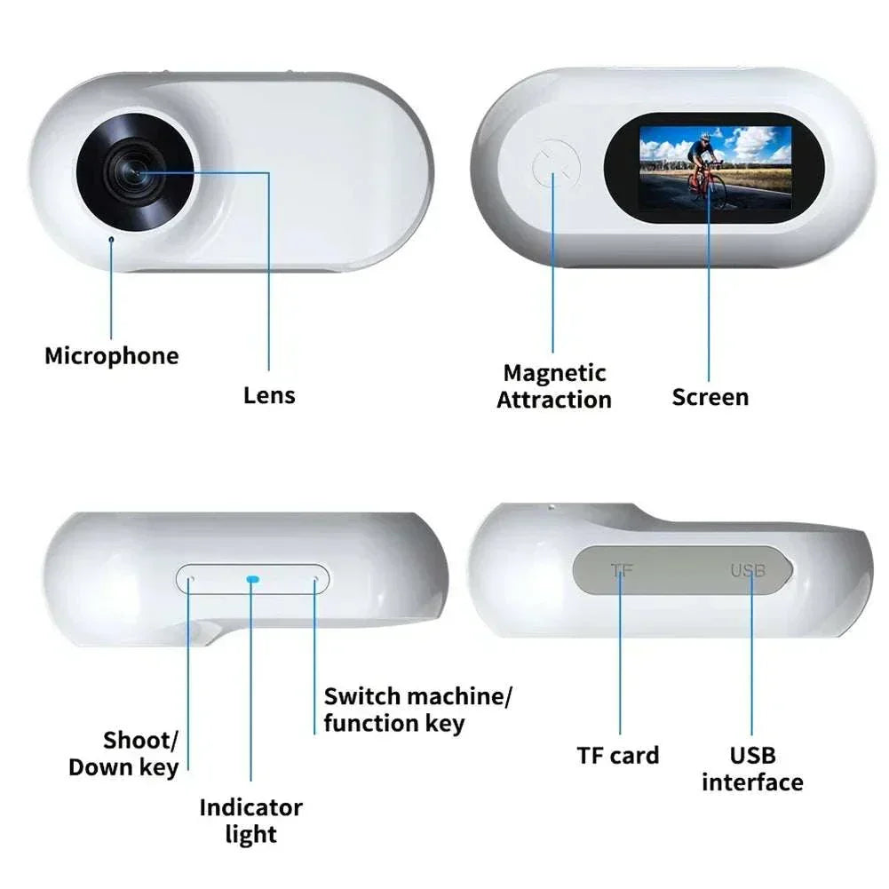 HD 1080P Wireless Camera - Cat and Dog Collar - No WiFi Needed