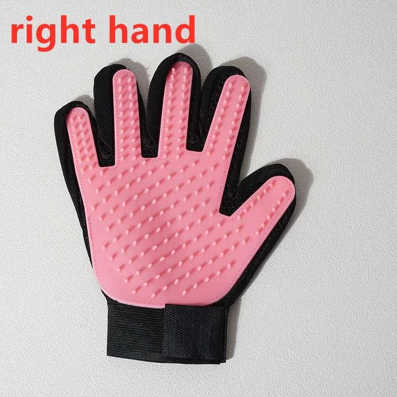 Pet Grooming Deshedding Glove for Cats and Dogs