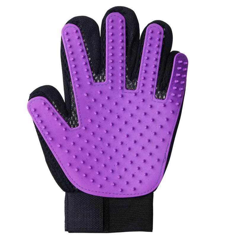 Pet Grooming Deshedding Glove for Cats and Dogs