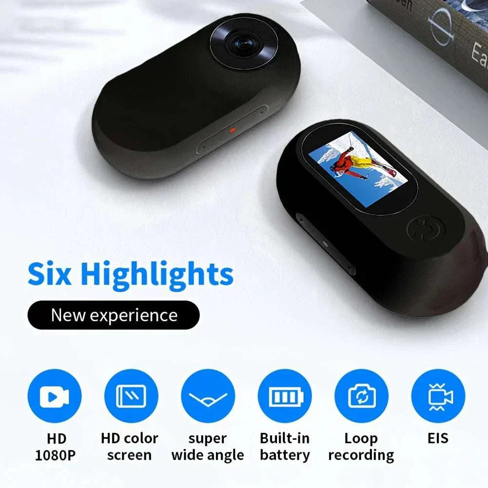 HD 1080P Wireless Camera - Cat and Dog Collar - No WiFi Needed