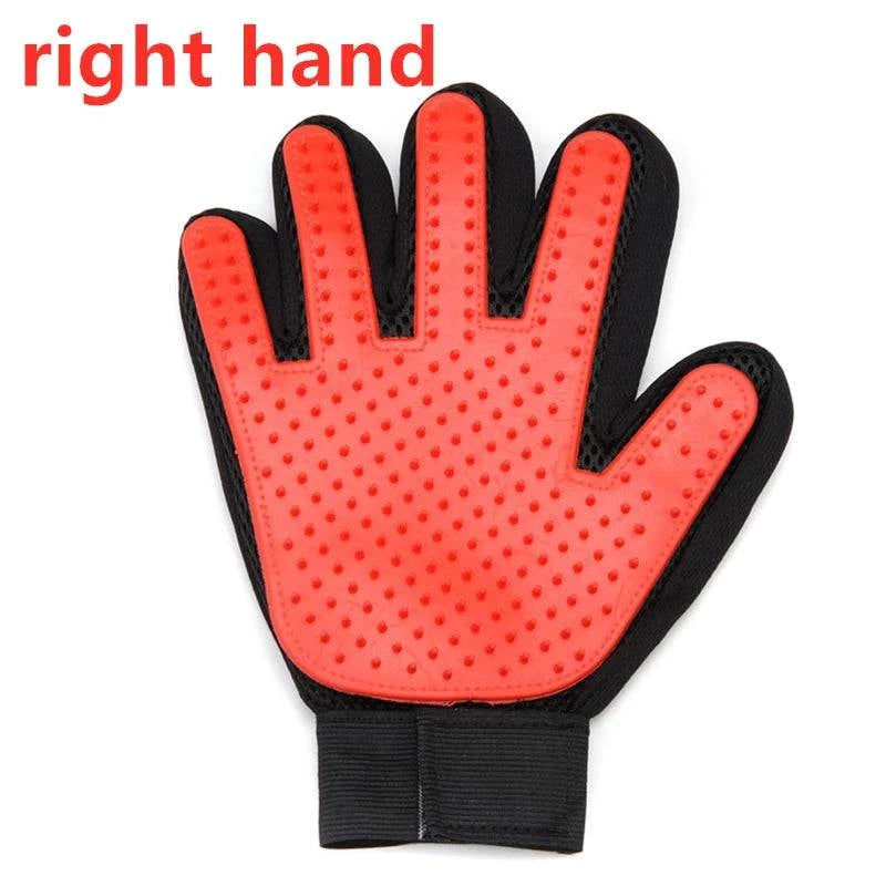 Pet Grooming Deshedding Glove for Cats and Dogs