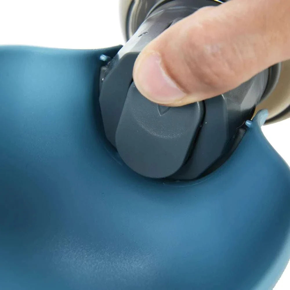 800ML portable dog water bottle dispenser with attached drinking bowl for small and large dogs