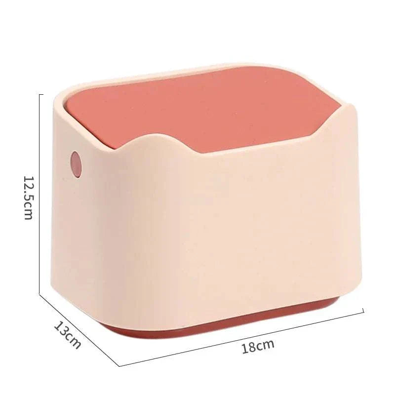 Compact cat litter box bin with double-layer design, odor control, and durable materials for a mess-free home.