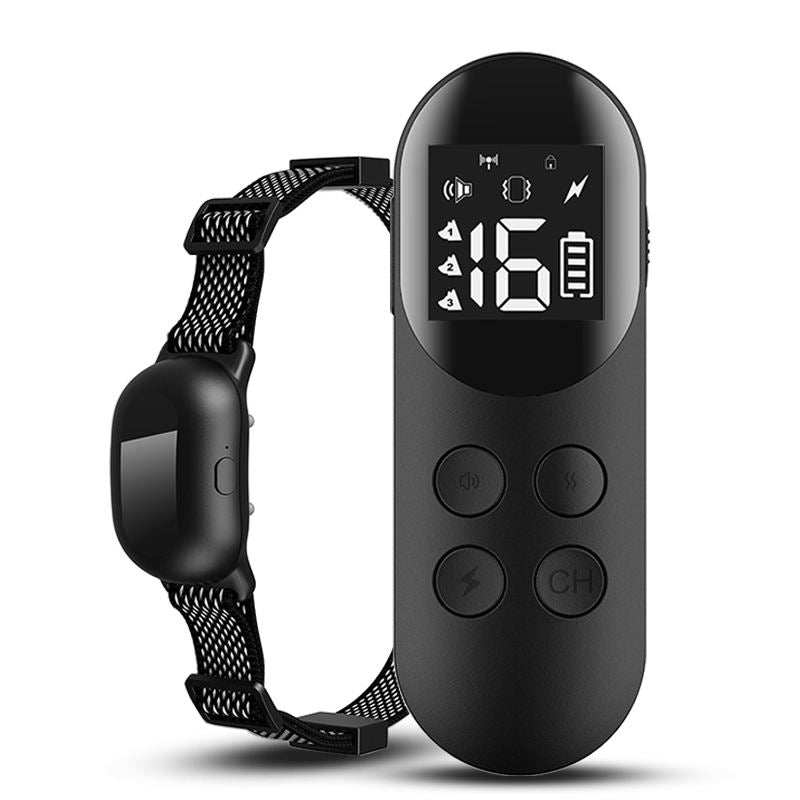 T200 Remote Training Collar with waterproof adjustable anti-bark dog collar and digital remote control display