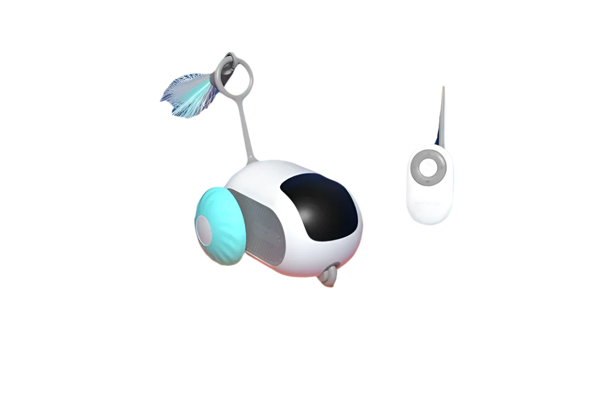 USB rechargeable remote control cat toy sports car with mouse teaser and wireless remote