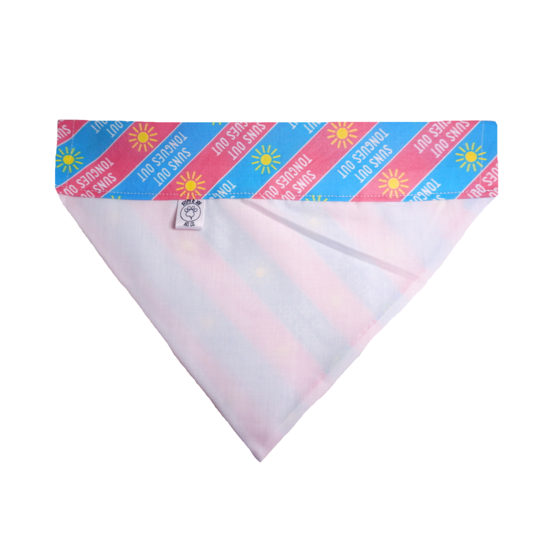 Dog Bandana - Suns out Tongues out