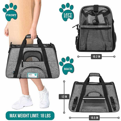 Airline Approved Pet Carrier for Cats and small dogs