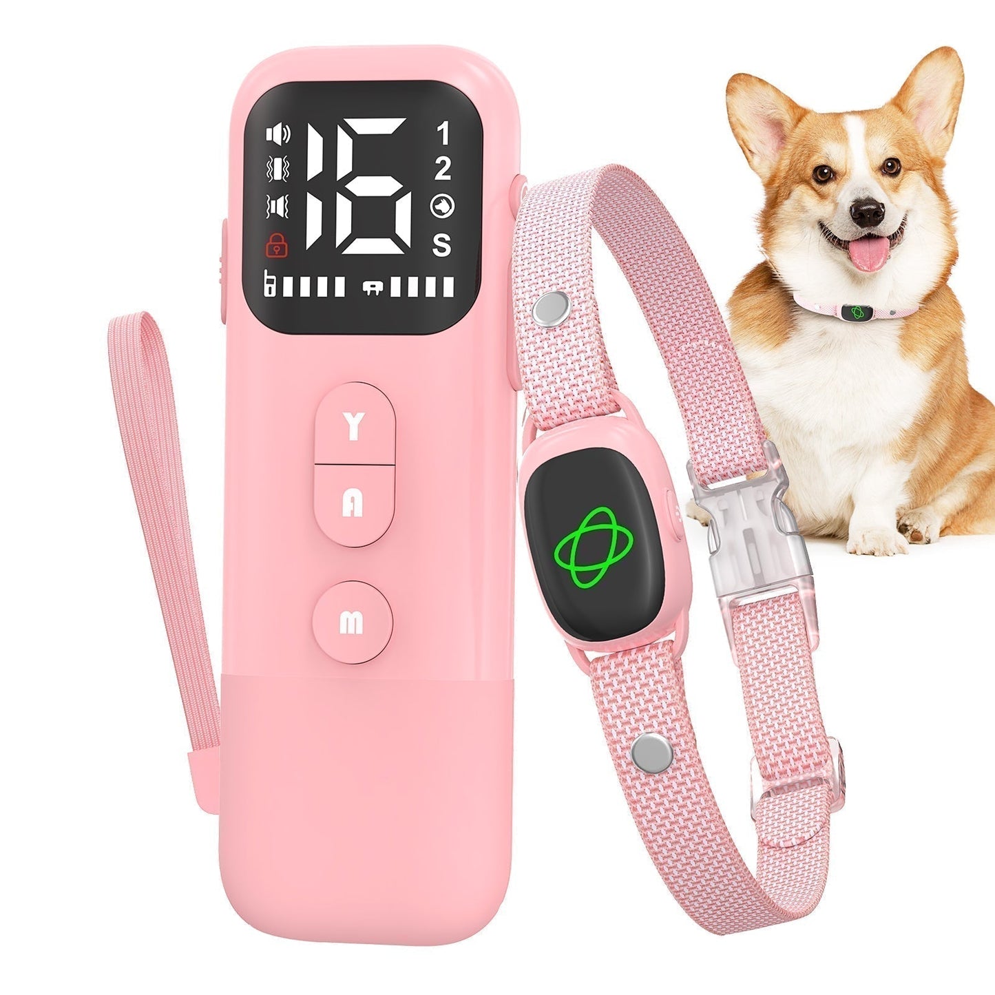 Waterproof remote training collar for dogs with vibration and beep modes, no harm.