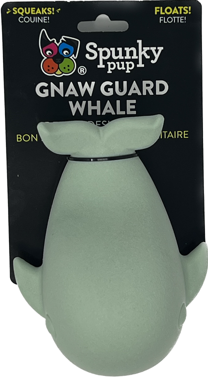 Gnaw Guard Squeakers Dog Toy Whale in TPR Foam