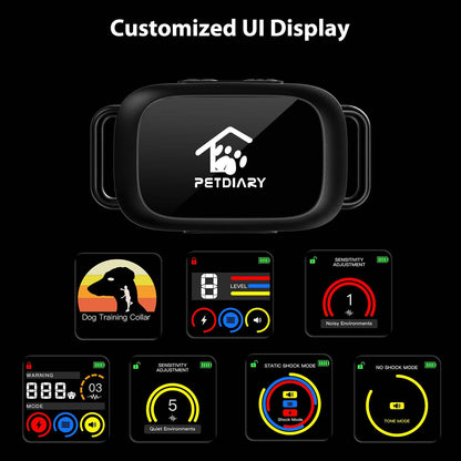 B630 Plus smart automatic bark control dog collar with USB-C recharge and adjustable nylon strap