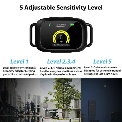Smart automatic bark control dog collar B630+ with USB-C rechargeable and adjustable strap
