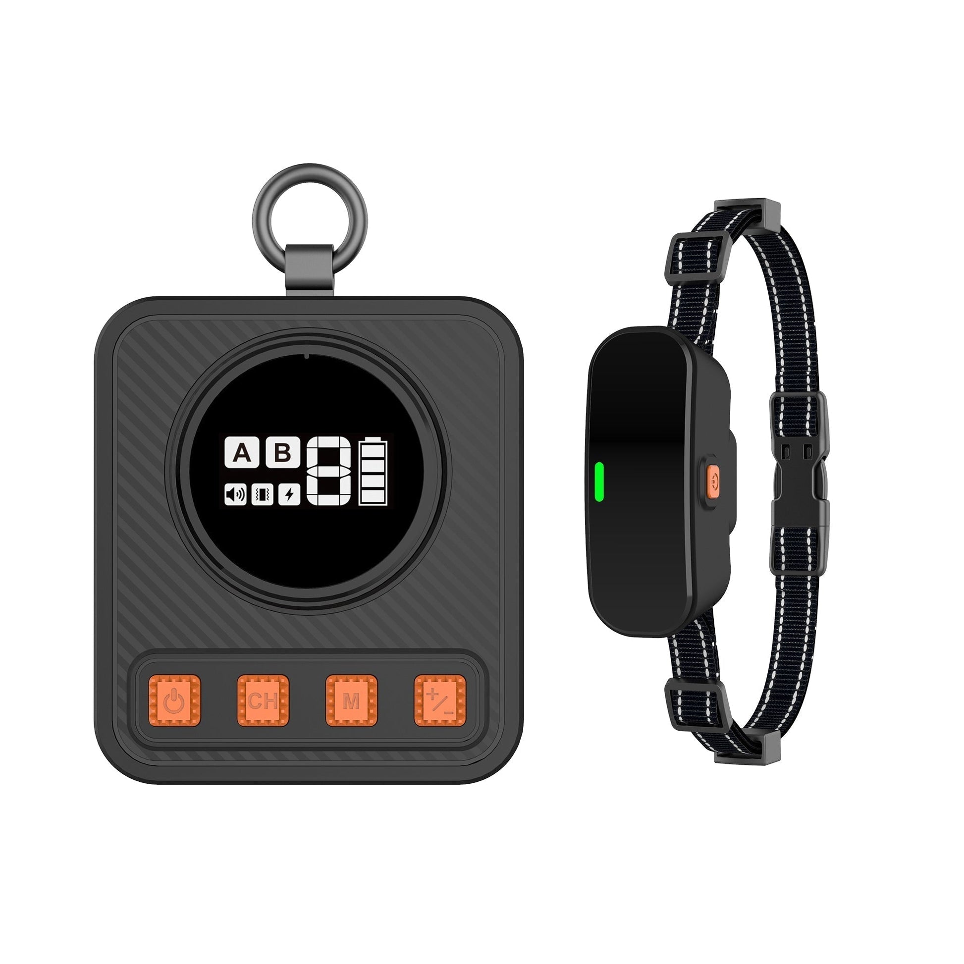Wireless pet barrier system with collar receiver and transmitter for indoor and outdoor pet safety