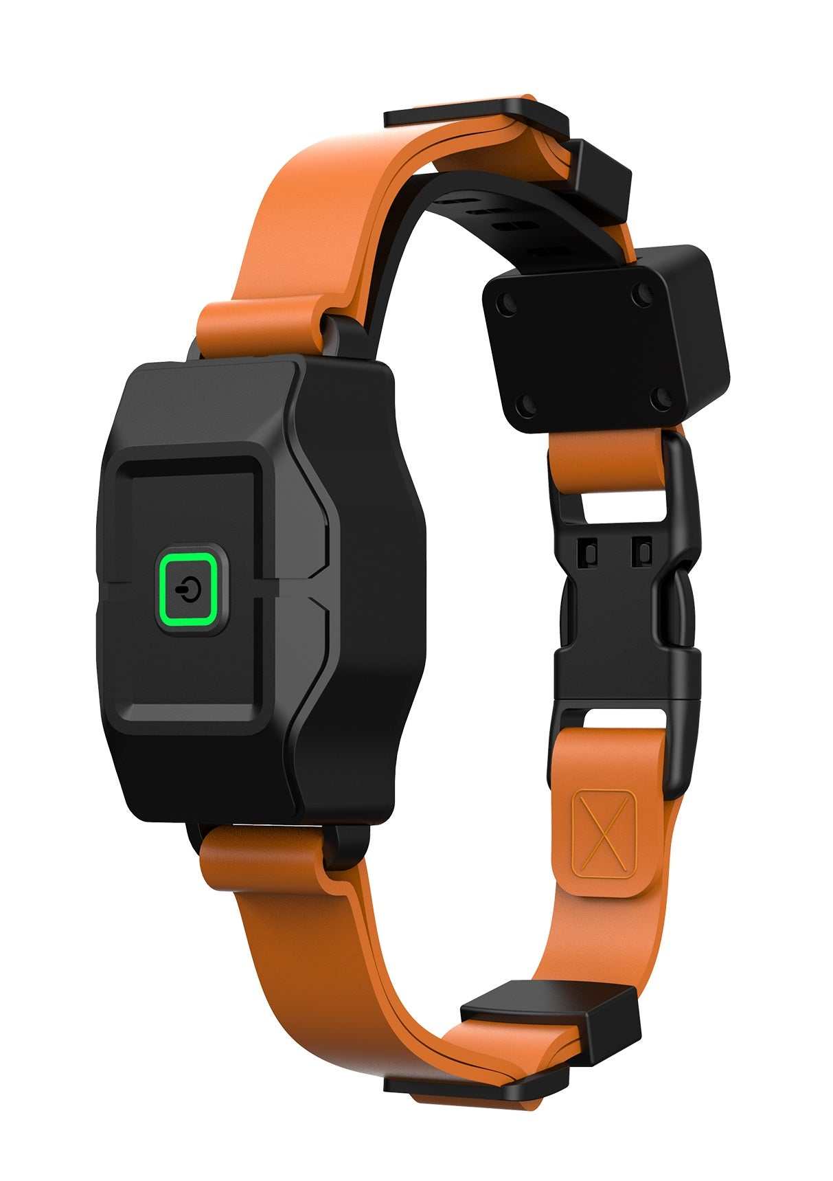 GPS wireless dog fence collar with waterproof receiver and mobile app for virtual boundary creation