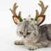 Cute Christmas Reindeer Horn Pet Headband