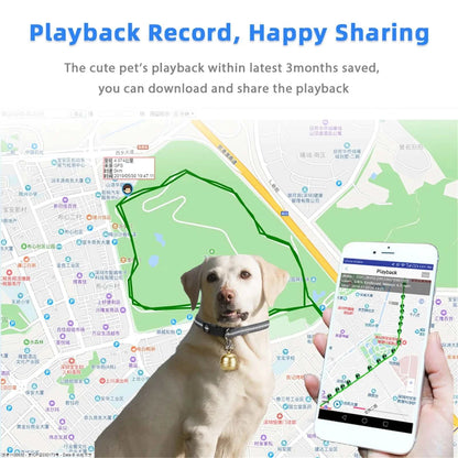 Pet GPS Smart Pet Bell Locator Dog Cat