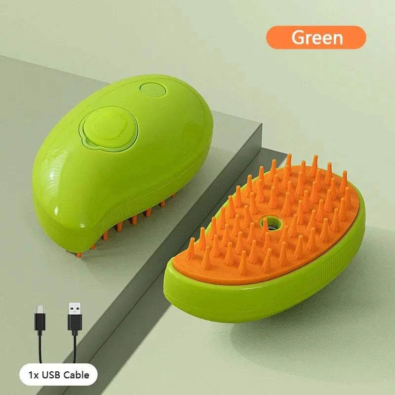 Pet Steam Brush for Cats and Dogs Grooming