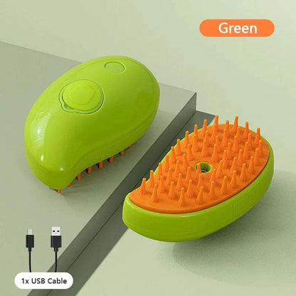 Pet Steam Brush for Cats and Dogs Grooming