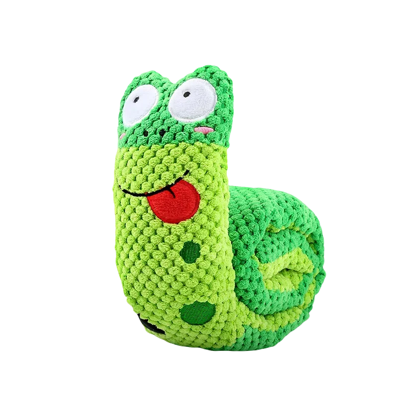 Snail Pet Plush Puzzle Interactive Sniffing Dog Toy