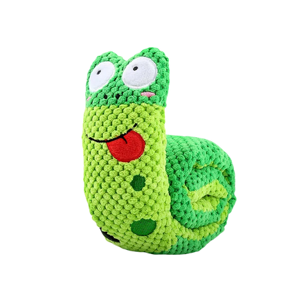 Snail Pet Plush Puzzle Interactive Sniffing Dog Toy