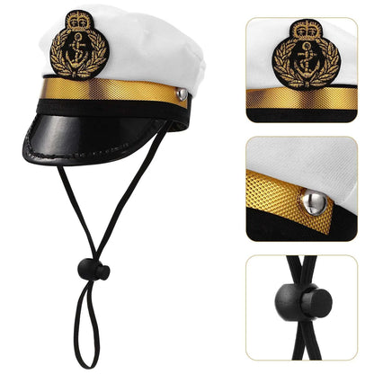 Captain Hat for Dogs and Cats