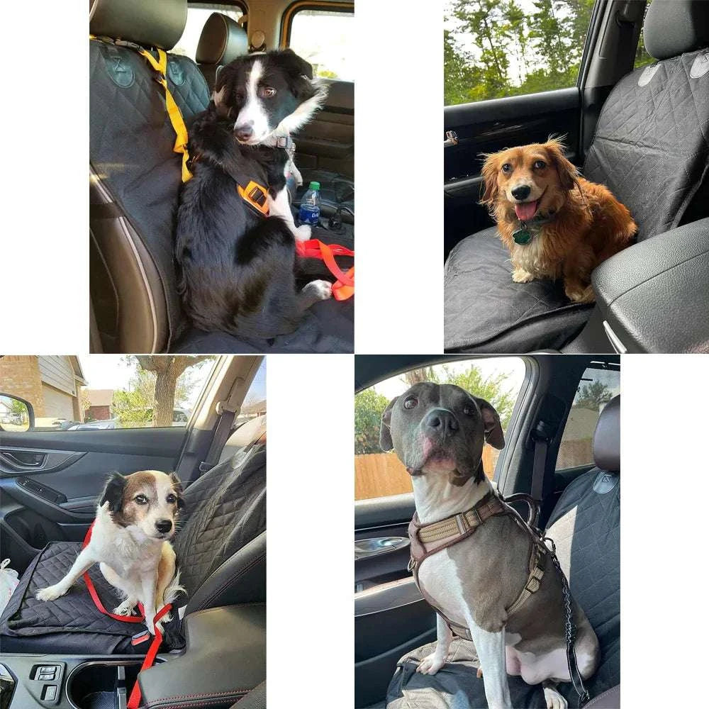 Dog Car Front Seat Covers 100% Waterproof Protector