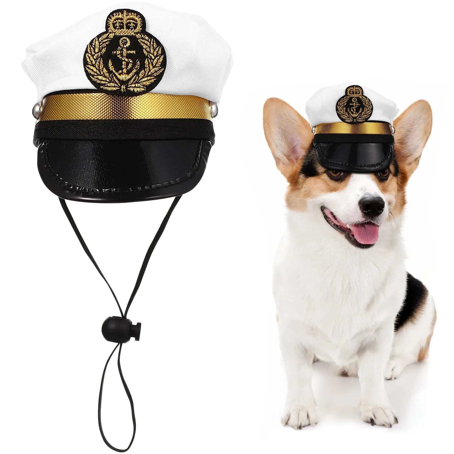 Captain Hat for Dogs and Cats