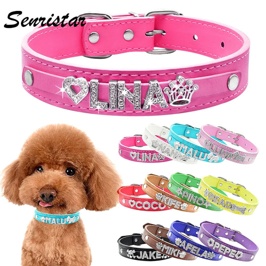 Personalised Bling Name Cat or Dog Collar