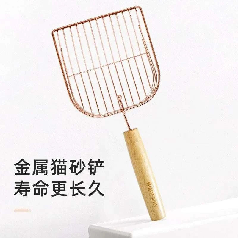 Metal cat litter shovel Tofu Bentonite stainless steel