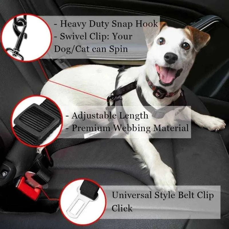 Pet Car Safety Seat Belt Harness Restraint