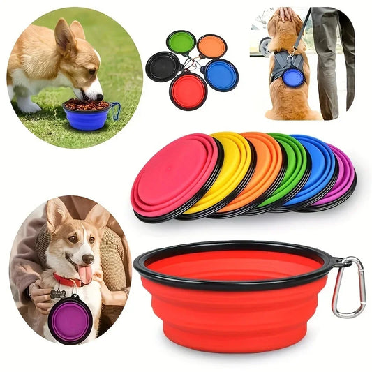 Silicone Pet Folding Bowl