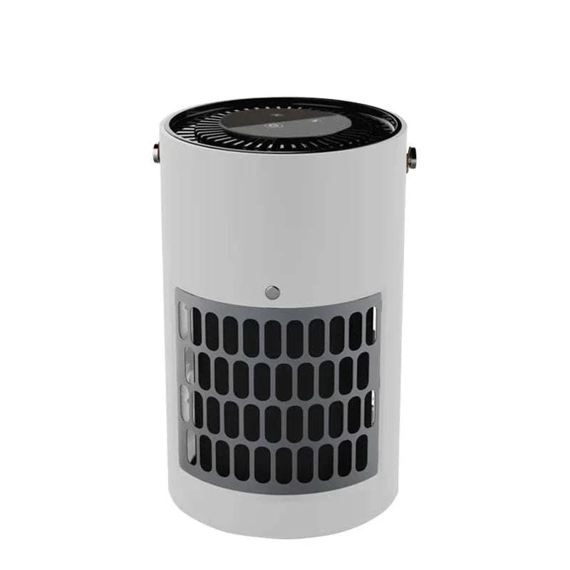 HEPA air purifier filter, odor control system for pets in a compact, sleek design.