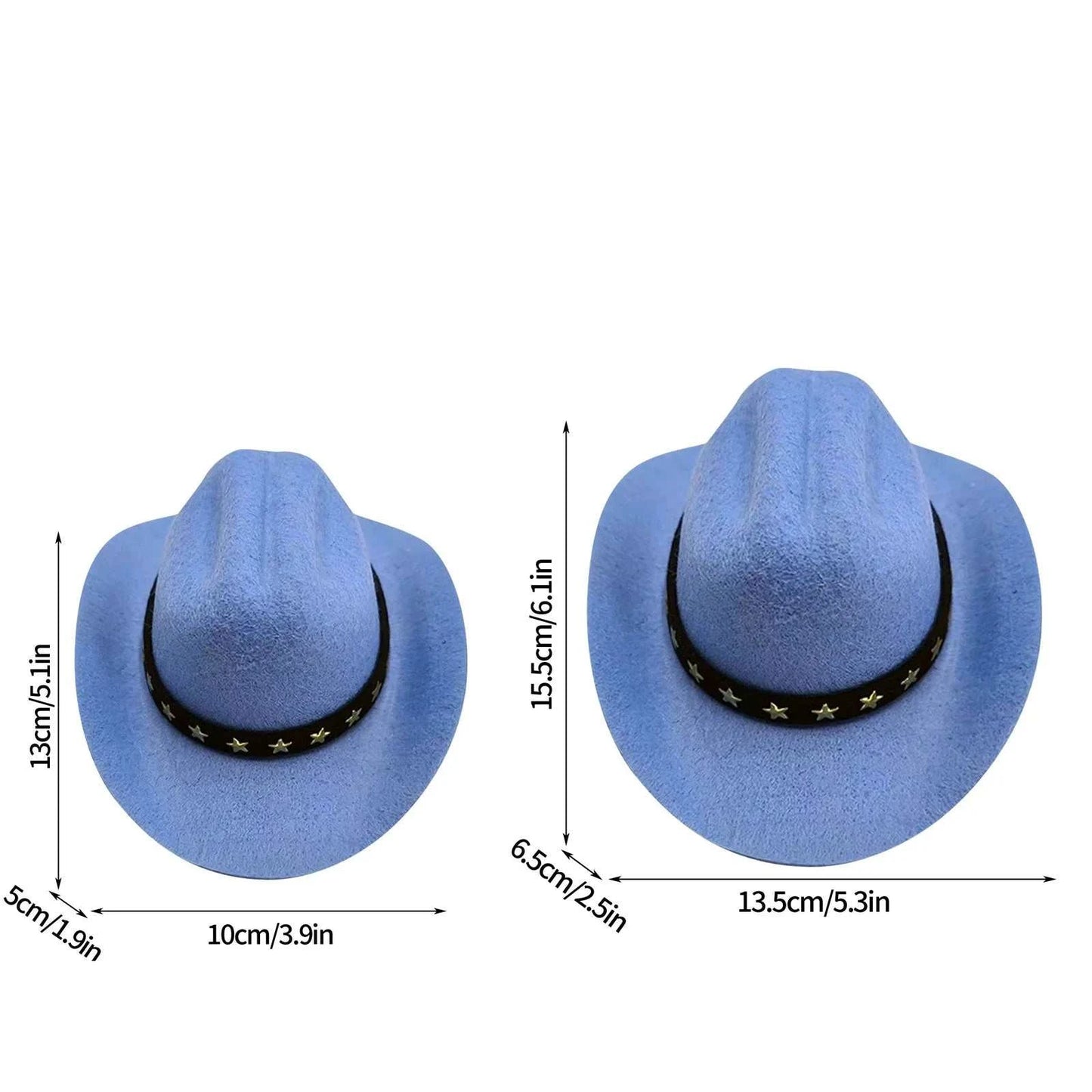 Cowboy Hat Cosplay for Cats and Small Dogs