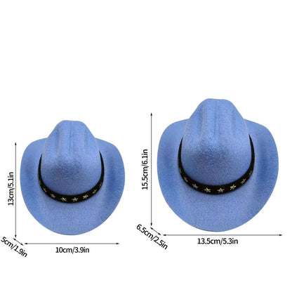 Cowboy Hat Cosplay for Cats and Small Dogs