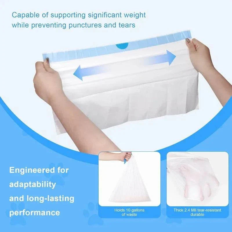 Tonepie Smart Cats litter box replacement part showing durable, tear-resistant liner holding waste