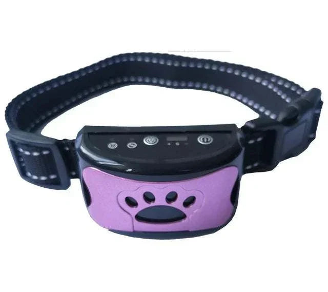 Smart Ultrasonic Anti Bark Collar with rechargeable waterproof design and adjustable vibration and sound modes for humane dog training