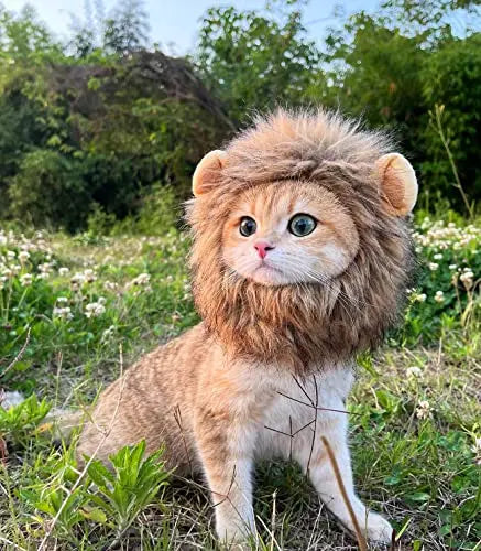 Lion Mane Costume for Cats Cosplay