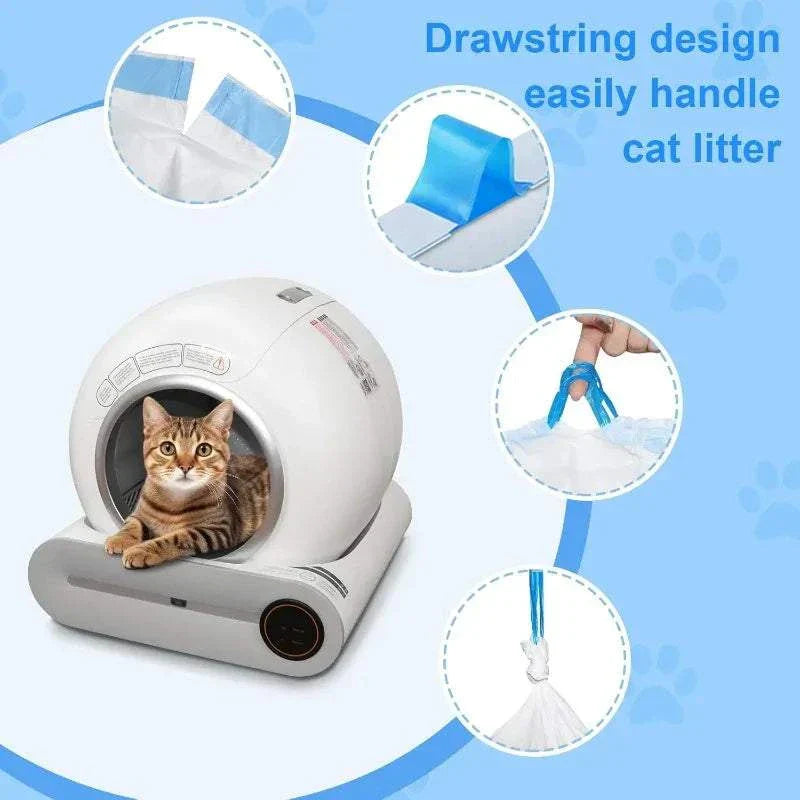 Tonepie Smart Cats Litter Box replacement parts with drawstring design for easy litter handling and optimal performance