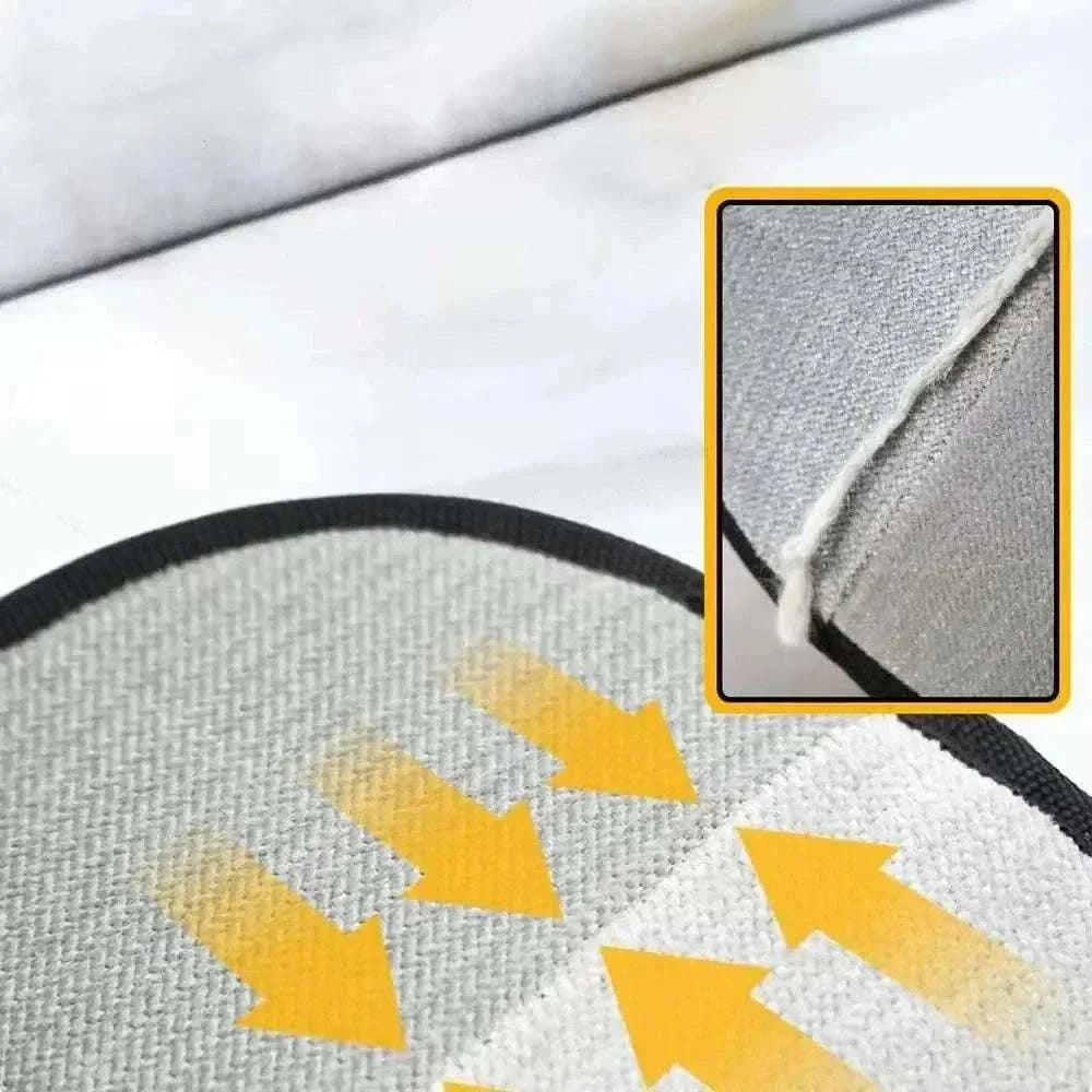 Cat V’s Couch Defender Duo Bundle with pet hair removal glove and scratch deterrent tape protecting sofa from cat scratches and fur