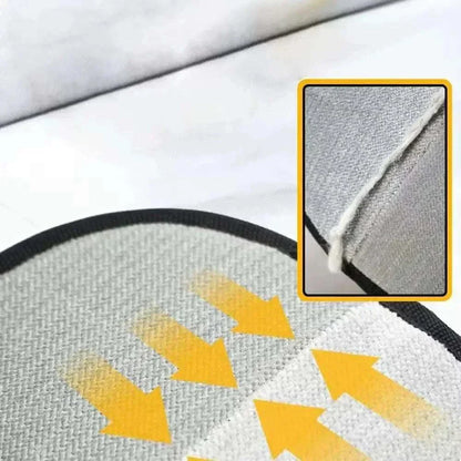 Cat V’s Couch Defender Duo Bundle with pet hair removal glove and scratch deterrent tape protecting sofa from cat scratches and fur